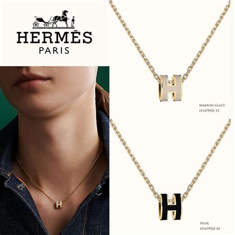 hermes mini pop h pendant necklace|hermes pop h necklace price.